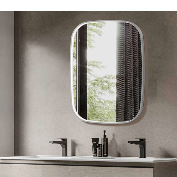 Εικόνα από Καθρέπτης Φωτιζόμενος LED Luminor Fiz 60 60x80cm Inox Brushed