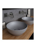 Εικόνα από Νιπτήρας Μπάνιου Orabella Trend Round 02 Επικαθήμενος 60121 Φ38cm Γκρι Ματ