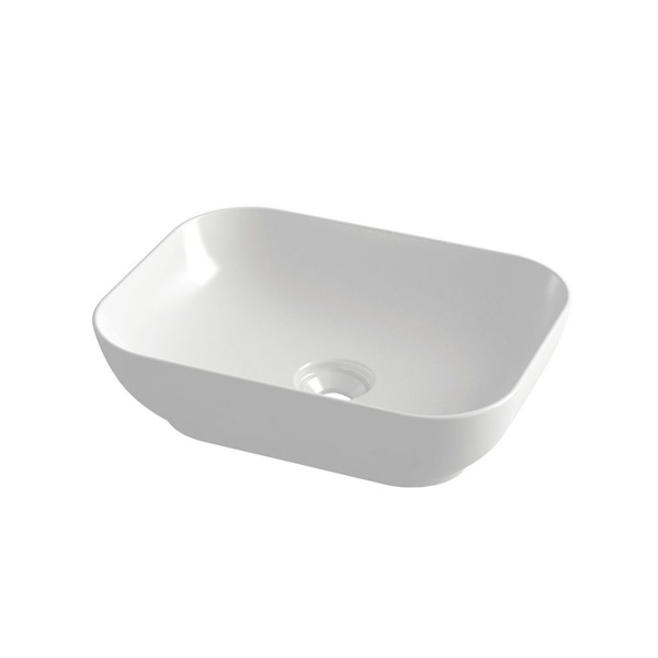 Εικόνα από Νιπτήρας Μπάνιου Orabella Rectangular 50x38cm Επικαθήμενος 60129 Λευκός