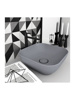 Εικόνα από Νιπτήρας Μπάνιου Orabella Trend Square 02 38x38cm Επικαθήμενος 60134 Γκρι Ματ