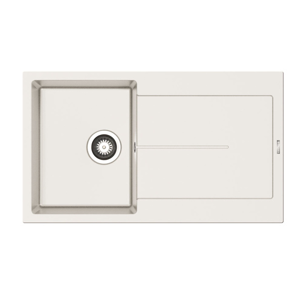 Εικόνα από Νεροχύτης Pyramis Pyragranite Ithaka (86x50) 1B 1D Snow 070244711