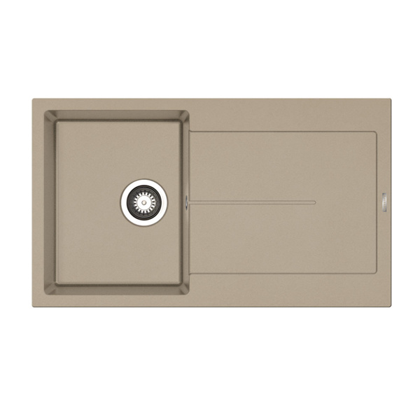 Εικόνα από Νεροχύτης Pyramis Pyragranite Ithaka (86x50) 1B 1D Dark Beige 070242311