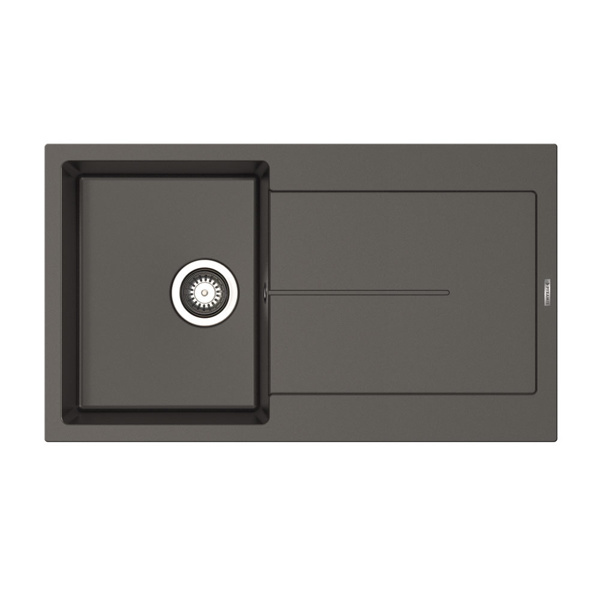 Εικόνα από Νεροχύτης Pyramis Pyragranite Ithaka (86x50) 1B 1D Iron Grey 070243511