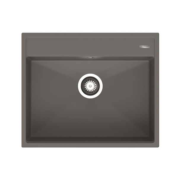 Εικόνα από Νεροχύτης Pyramis Pyragranite Ithaka (61x51) 1B Iron Grey 070244411