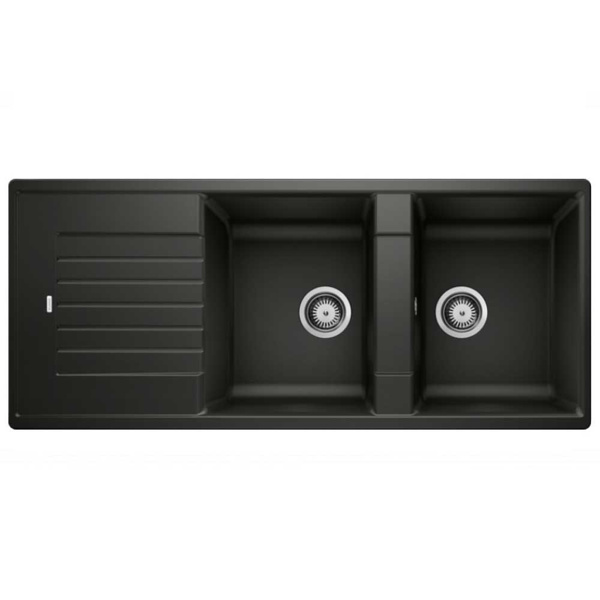 Εικόνα από Νεροχύτης Blanco Zia 8 S Silgranit 116x50cm Black 526027