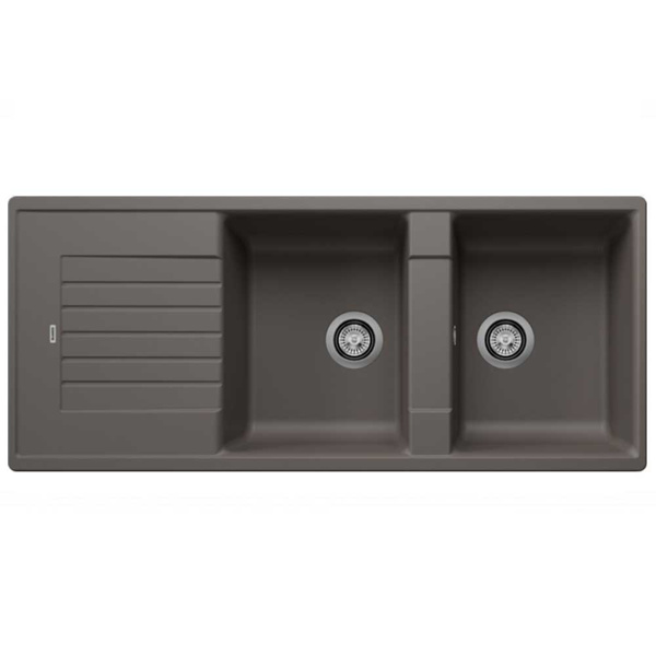 Εικόνα από Νεροχύτης Blanco Zia 8 S Silgranit 116x50cm Volcano Grey 527392