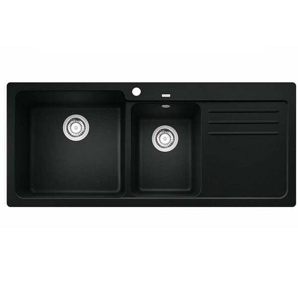 Εικόνα από Νεροχύτης Blanco Naya 8 S Silgranit 116x50cm Black 525945