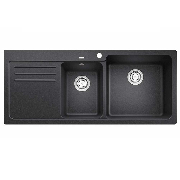 Εικόνα από Νεροχύτης Blanco Naya 8 S Silgranit 116x50cm Anthracite 525779