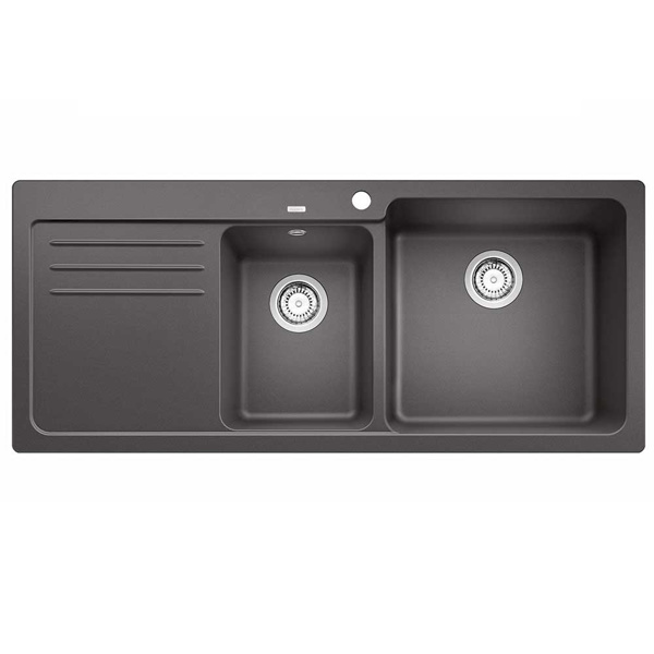 Εικόνα από Νεροχύτης Blanco Naya 8 S Silgranit 116x50cm Rock Grey 525780