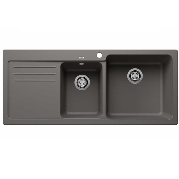 Εικόνα από Νεροχύτης Blanco Naya 8 S Silgranit 116x50cm Volcano Grey 527315