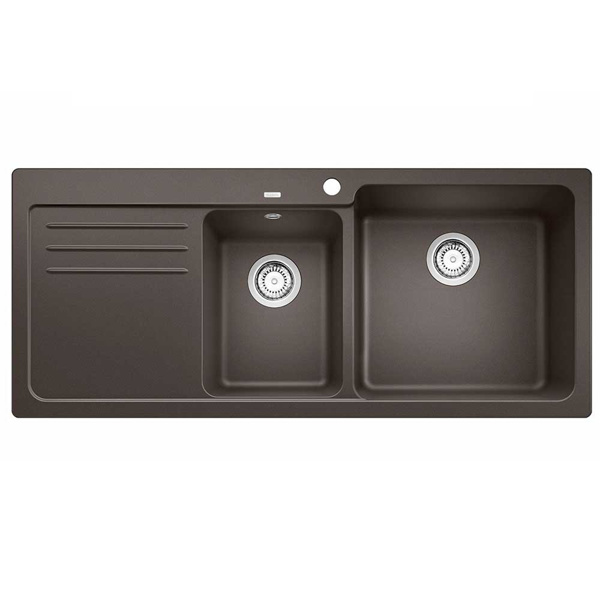 Εικόνα από Νεροχύτης Blanco Naya 8 S Silgranit 116x50cm Coffee 525786