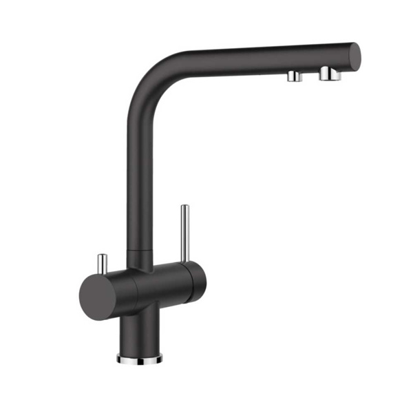 Εικόνα από Μπαταρία Κουζίνας Φιλτραρίσματος Νερού Blanco Fontas II 526157 Black