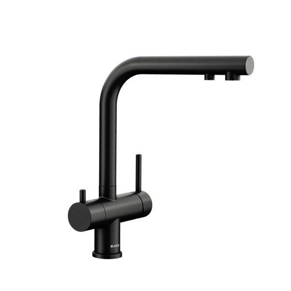 Εικόνα από Μπαταρία Κουζίνας Φιλτραρίσματος Νερού Blanco Fontas II 526670 Black Matt