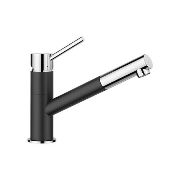 Εικόνα από Μπαταρία Κουζίνας Blanco Kano-S Ντους 526174 Black/Chrome