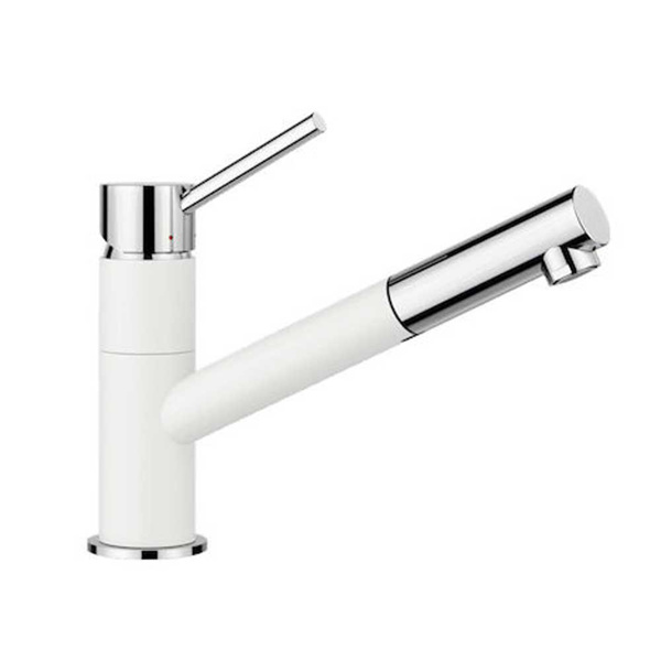 Εικόνα από Μπαταρία Κουζίνας Blanco Kano-S Ντους 525040 White/Chrome