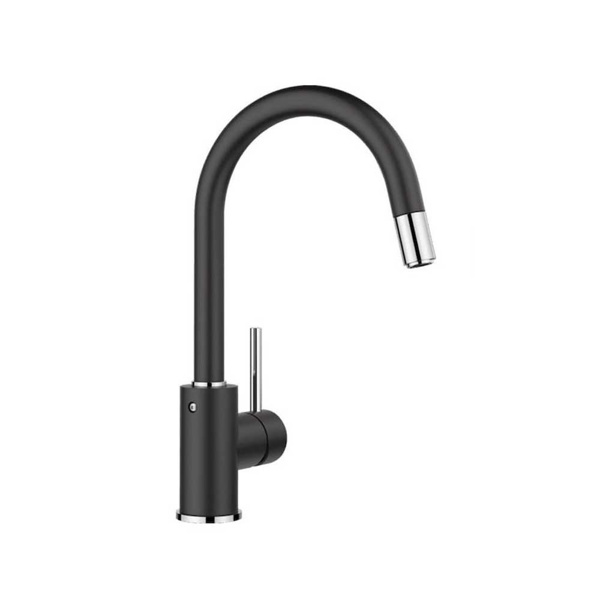 Εικόνα από Μπαταρία Κουζίνας Blanco Mida-S Ντους 526146 Black