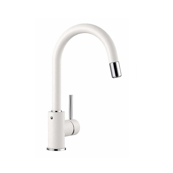 Εικόνα από Μπαταρία Κουζίνας Blanco Mida-S Ντους 521457 White