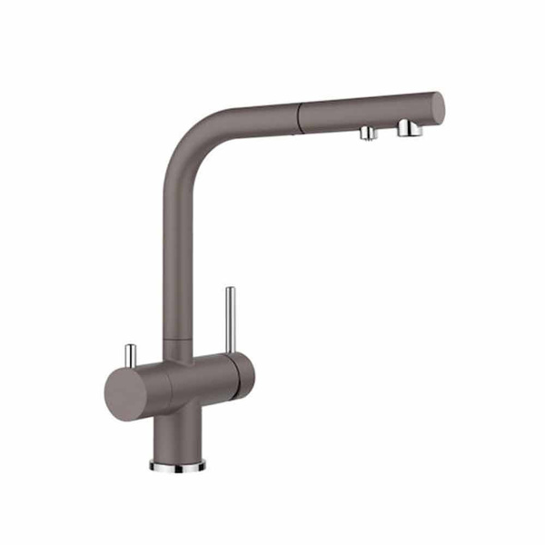 Εικόνα από Μπαταρία Κουζίνας Φιλτραρίσματος Νερού Blanco Fontas-S II Ντους 526946 Volcano Grey