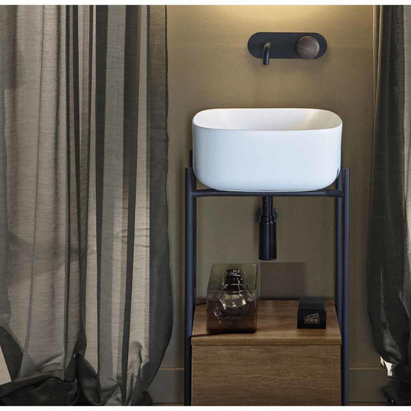 Εικόνα από Νιπτήρας Μπάνιου Scarabeo Moon 42 5501-300 42x42cm