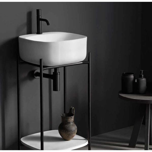 Εικόνα από Νιπτήρας Μπάνιου Scarabeo Moon 42R 5504-300 42x42cm