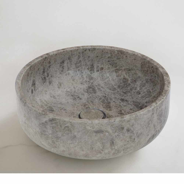 Εικόνα από Νιπτήρας Μπάνιου Fossil Thalo DR39-524 Ø39cm Emperador Pale