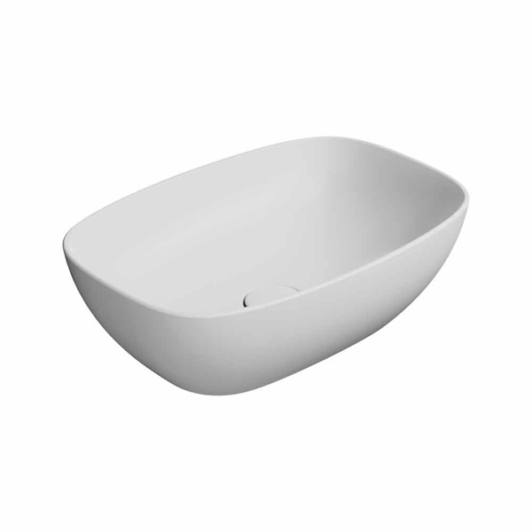 Εικόνα από Νιπτήρας Μπάνιου GSI Nubes 9784-301 50x35cm White Matt