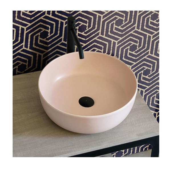 Εικόνα από Νιπτήρας Μπάνιου Scarabeo Glam 1807-810 Ø39cm Antique Pink