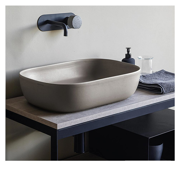 Εικόνα από Νιπτήρας Μπάνιου Scarabeo Glam 1804-510 56x39cm Sand