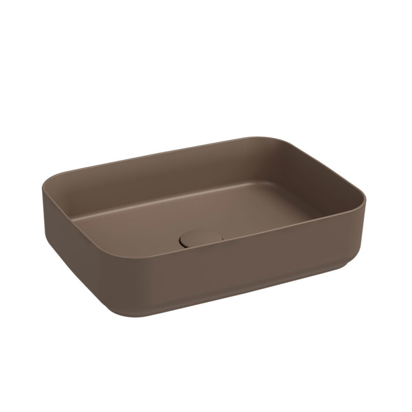 Εικόνα από Νιπτήρας Μπάνιου Bianco Ceramica Punto 34050-530 50x36cm Taupe Matt