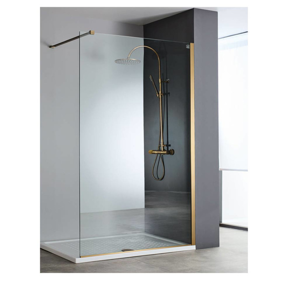 Εικόνα από Διαχωριστικό Ντους Devon Iwis Walk-in IW120C-221 116-118cm Bronze Brushed PVD