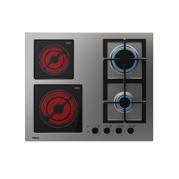 Εικόνα από Ανοξείδωτες εστίες γκαζιού & ηλεκτρικές Teka EFX 60.1 2G 2H AI AL BTN  Inox 112610036