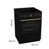 Εικόνα από Κουζίνα  Κεραμική Gorenje Classico GECS6B70CLB- 740765 Μαύρη 71lt  034064201