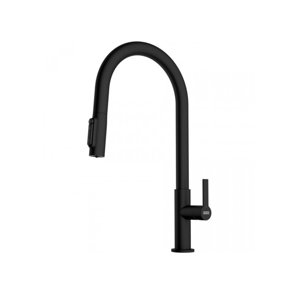 Εικόνα από Μπαταρία Κουζίνας Φιλτραρίσματος Νερού Franke Maris Slim Filtration J Ντους Black Matt 3156807760 (120.0730.911)