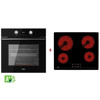 Εικόνα από Σετ Teka Φούρνος HLB 8418 P BK Πυρόλυση & Hydroclean Black + Εστία TBC 64010 111000083+112550014