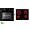 Εικόνα από Σετ Teka Φούρνος HLB 8408 BK EasySteam Black + Εστία TBC 64010 111000081+112550014
