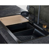 Εικόνα από Νεροχύτης Ένθετος Sanitec Multi Sink 10845 (80x45) Inox Black Κομπλέ Mε Aυτόματη Bαλβίδα