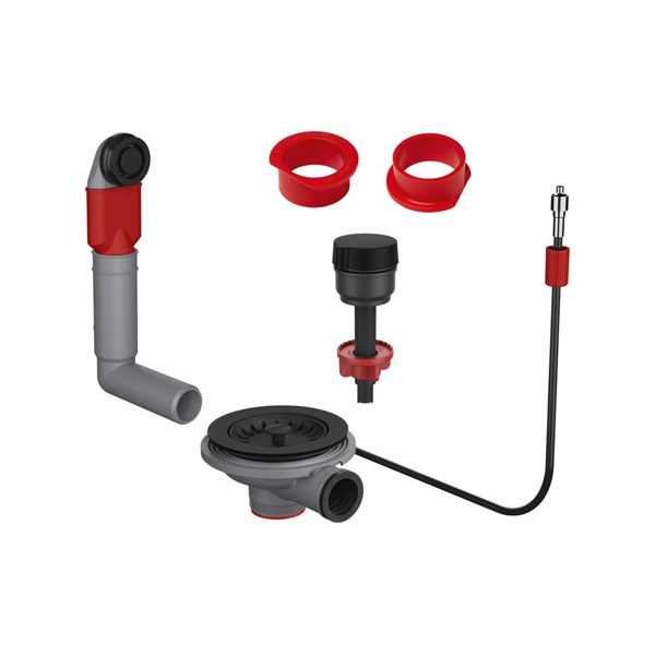 Εικόνα από Σετ Αυτόματης βαλβίδας Υπερχείλισης Για Urban 610-78/611 Μονό Matt Black 2120109034 (112.0658.214)