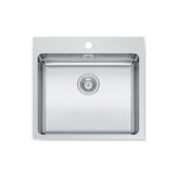 Εικόνα από Νεροχύτης Inset by Pyramis Ledge (55x50,5) 1B Inox Brushed 101061401