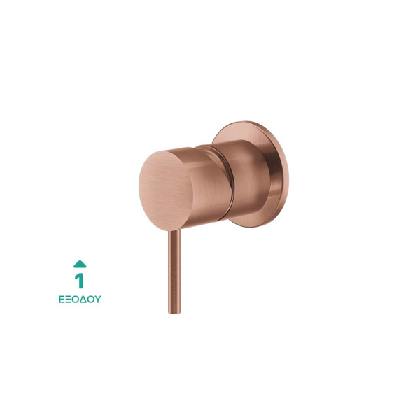 Εικόνα από Μίκτης Εντοιχισμού 1 Εξόδου La Torre Elle 316 35300-811 Rose Gold Brushed PVD